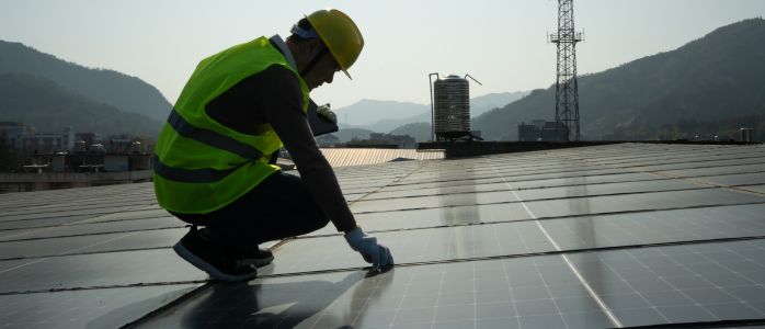 Maintenance of solar roof tiles